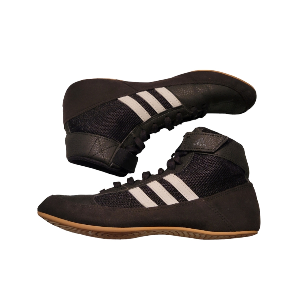 Adidas HVC Wrestling Black White Shoes Men's Size 6